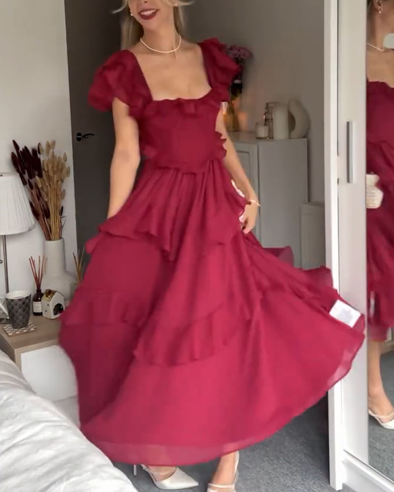 Elisa | Frill Detail Dress
