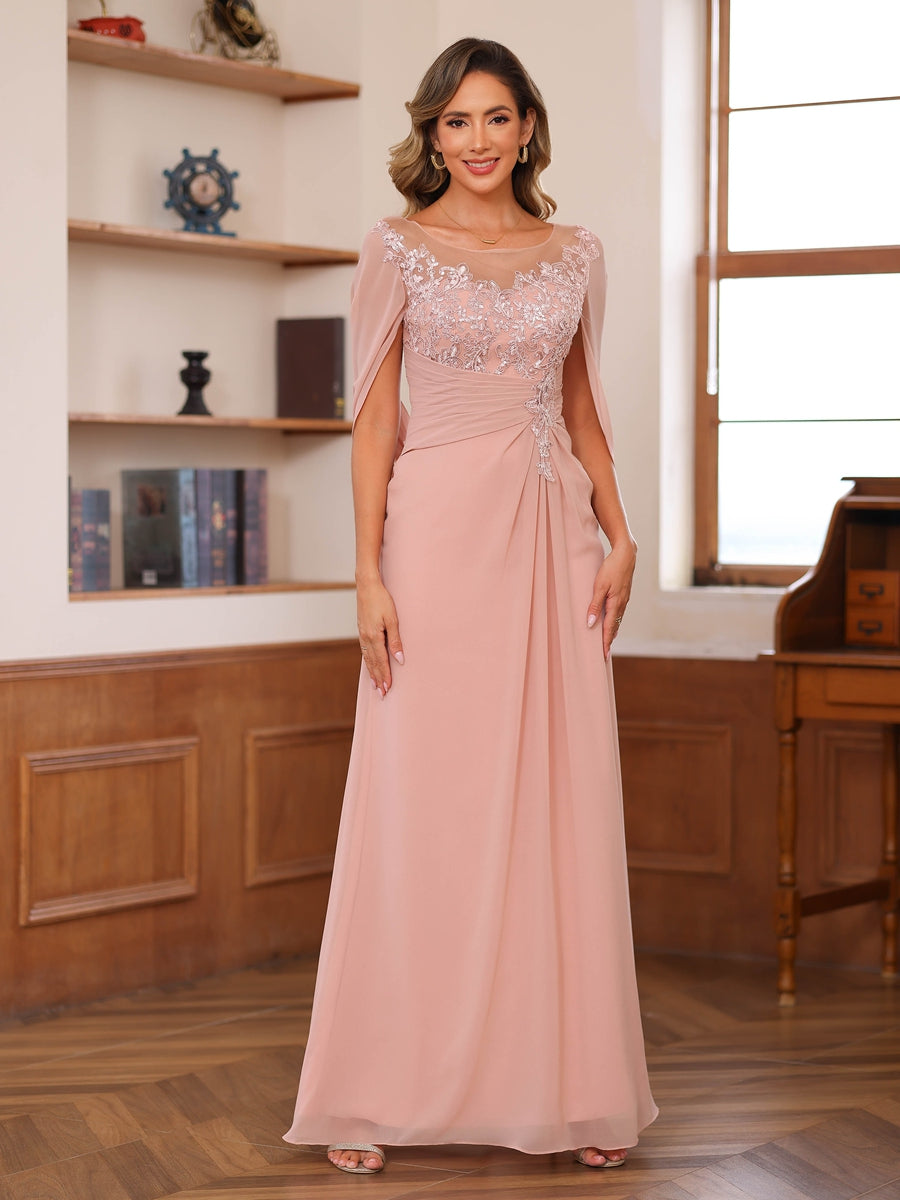 Margot | A-Line Dress with Cape
