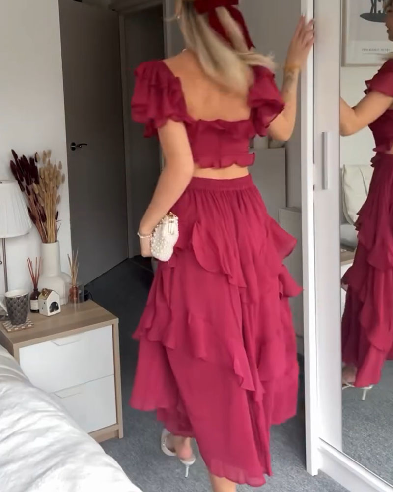 Elisa | Frill Detail Dress