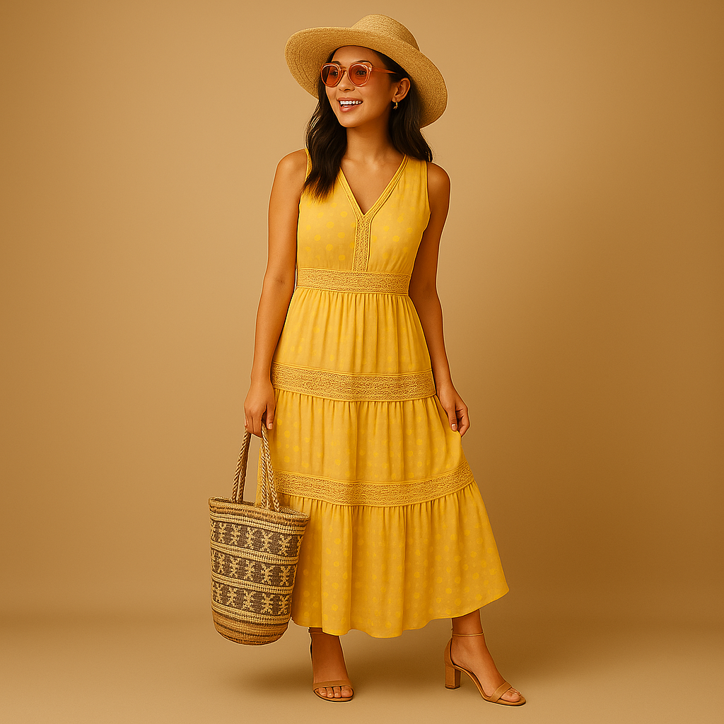 Yara | Women's Boho Summer Dress with Ibiza Vibes
