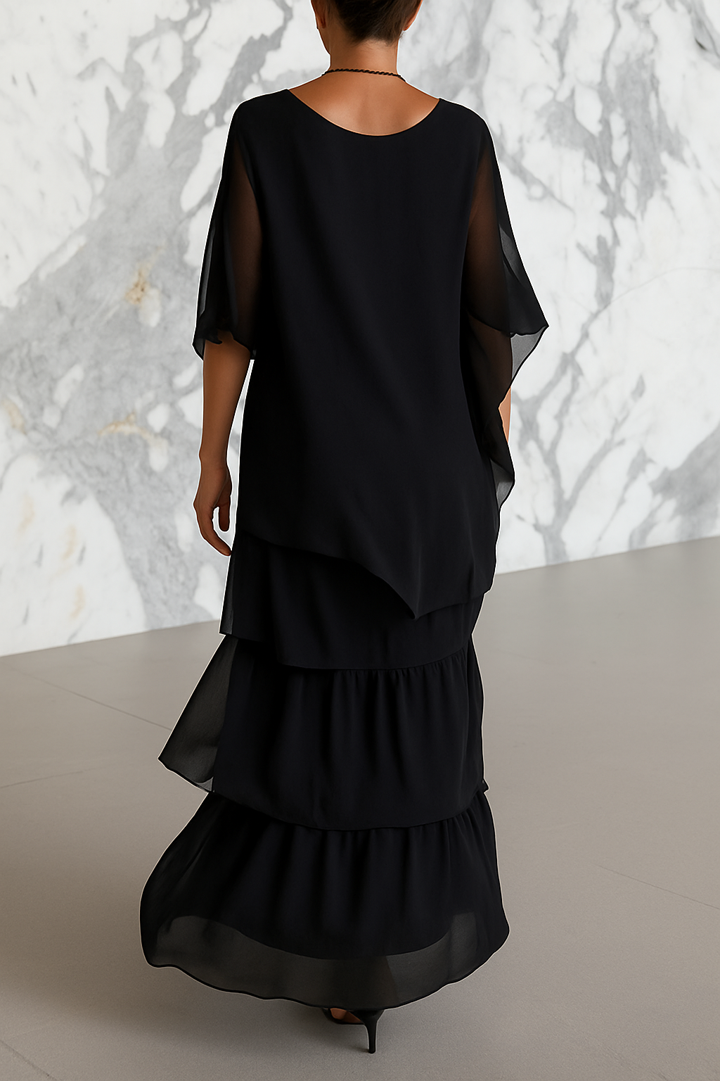 Juliette | Elegant Tummy Covering Maxi Dress