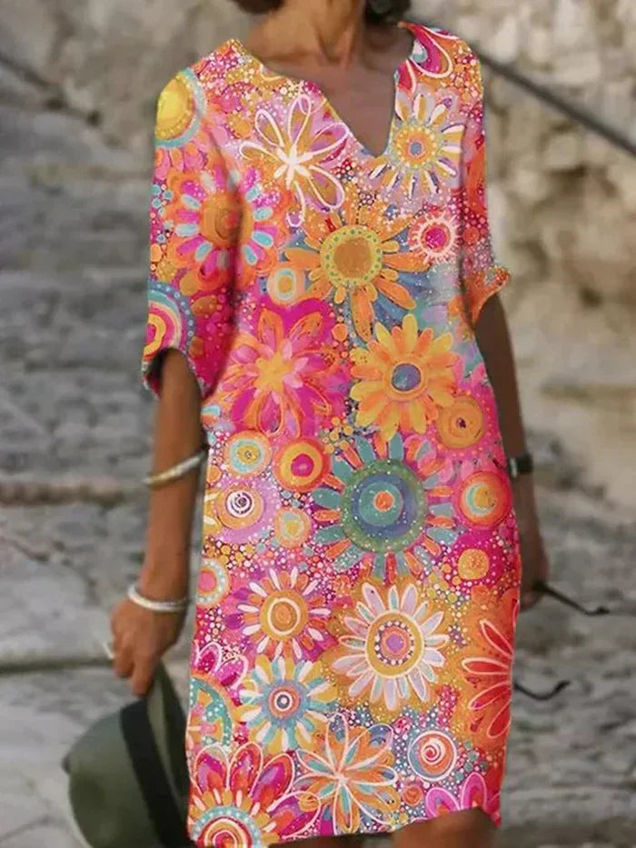 Billie | Colourful Floral Dress