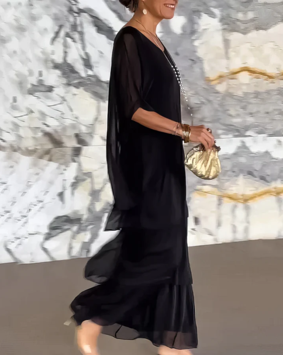 Juliette | Elegant Tummy Covering Maxi Dress
