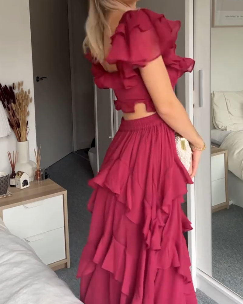Elisa | Frill Detail Dress