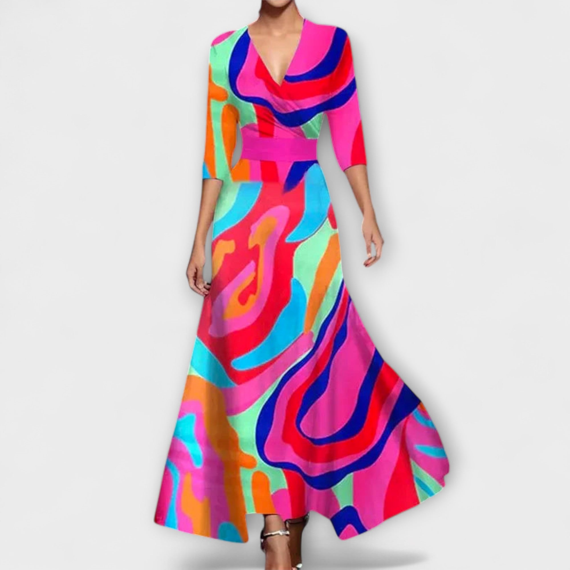 Alma | Elegant Sleeve Design Women's Dress