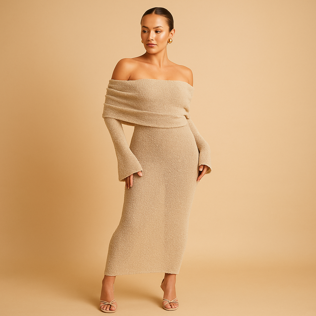 Elegant Off-Shoulder Summer Dress for Women | Joannah