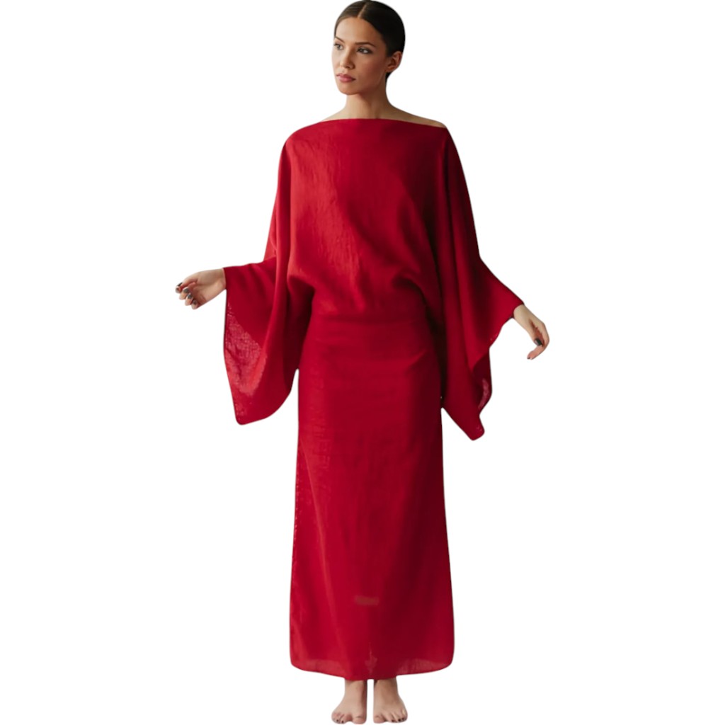 Kamilia | Kimono Dress with Belt