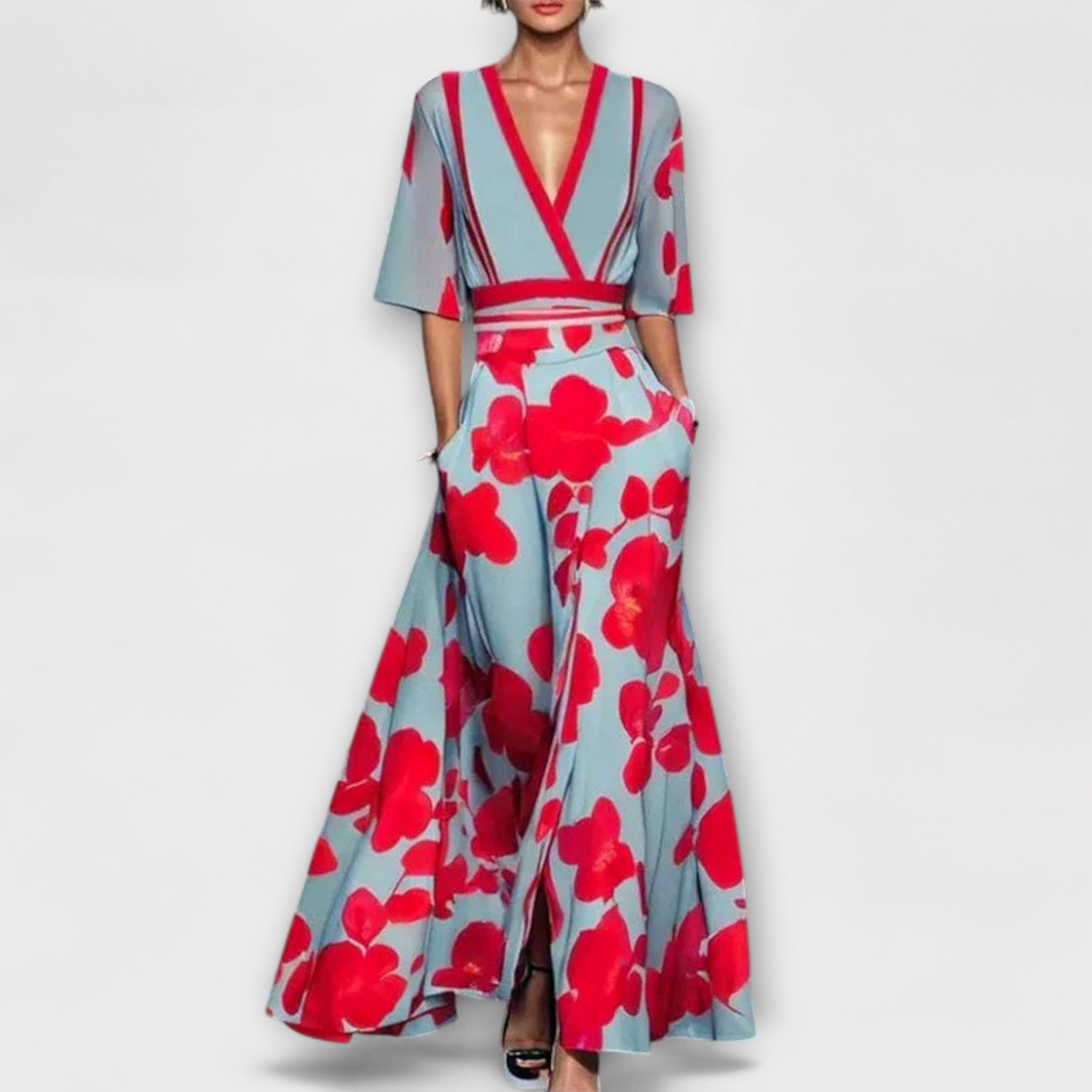Alma | Elegant Sleeve Design Women's Dress