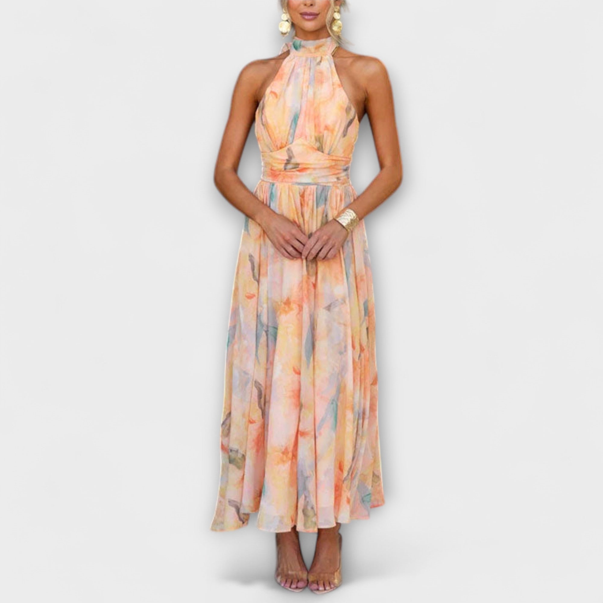 Camelia | Elegant Colourful Dress