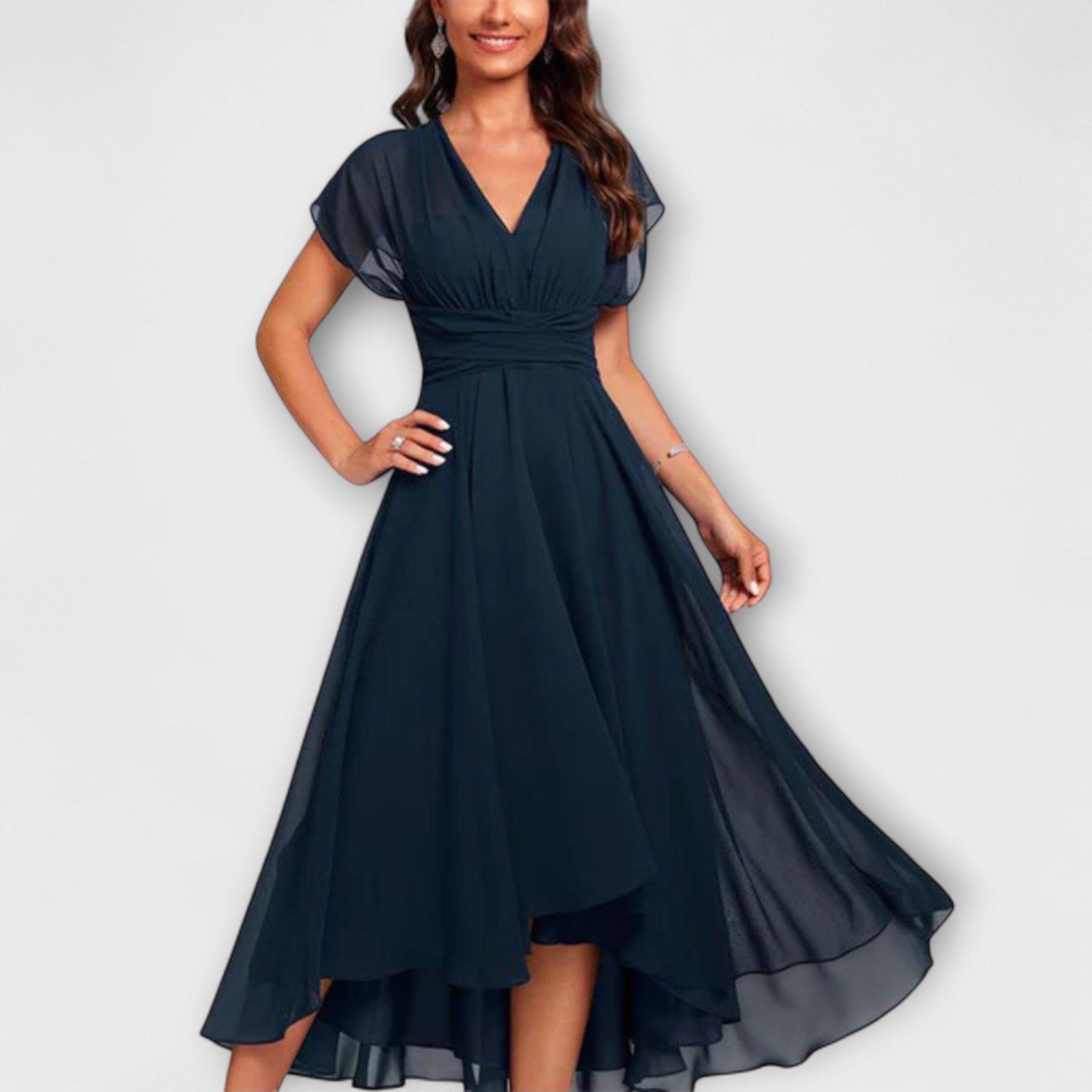 Charice | Flowing V-Neck Maxi Dress