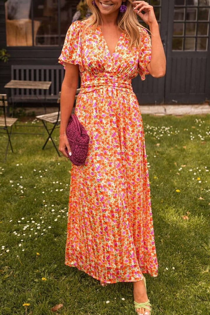 Sandra | Chic V-Neck Maxi Dress