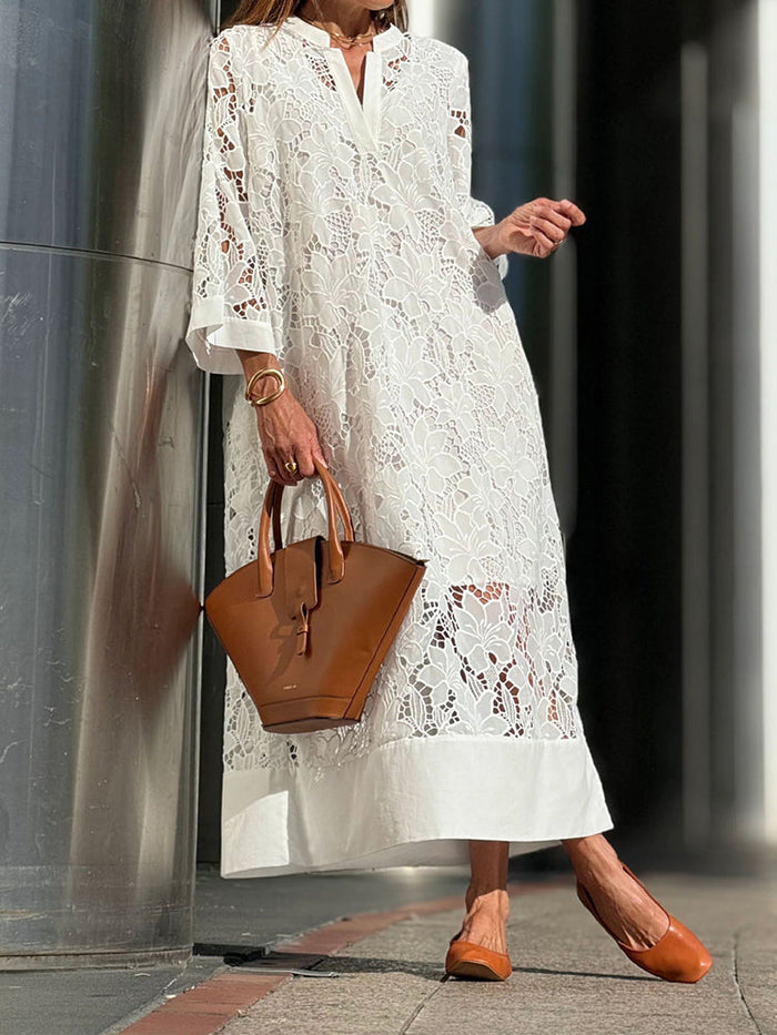 Juliette | Elegant white lace Dress