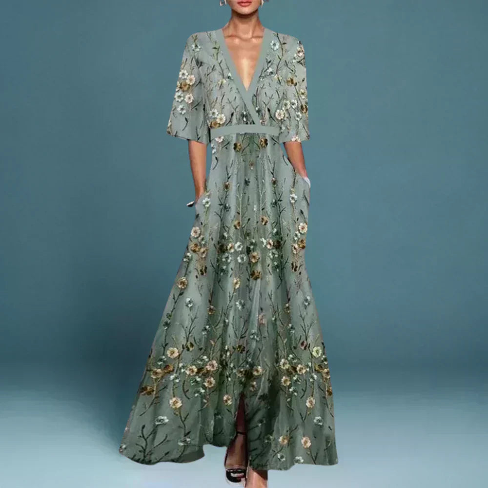 Jamie | Chic Floral Print Dress