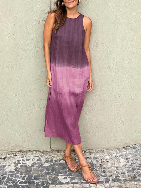 Lucy | Elegant Dress With Natural Print