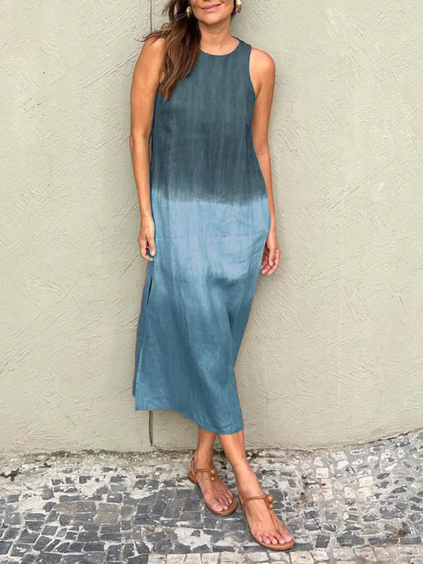 Lucy | Elegant Dress With Natural Print