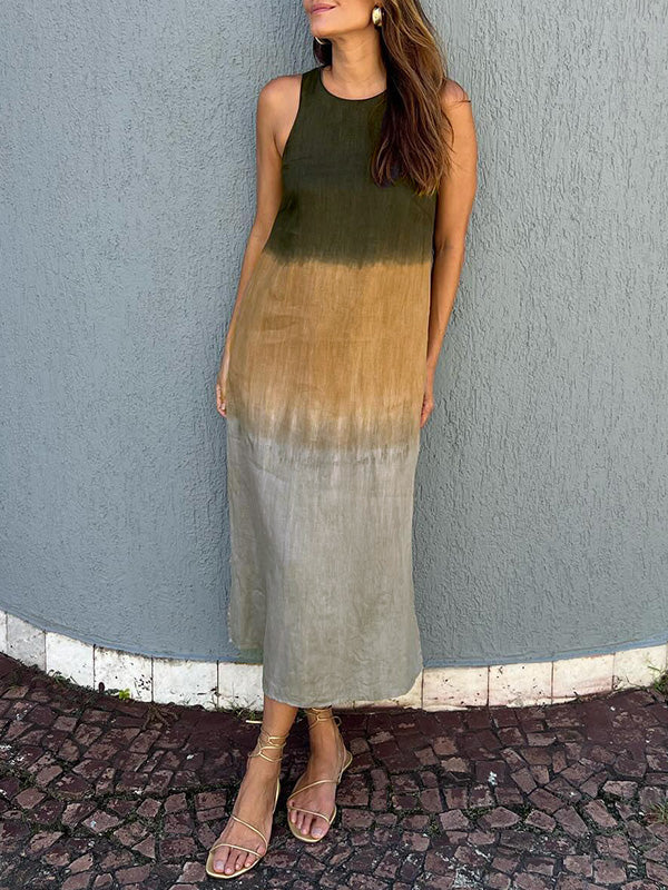 Lucy | Elegant Dress With Natural Print