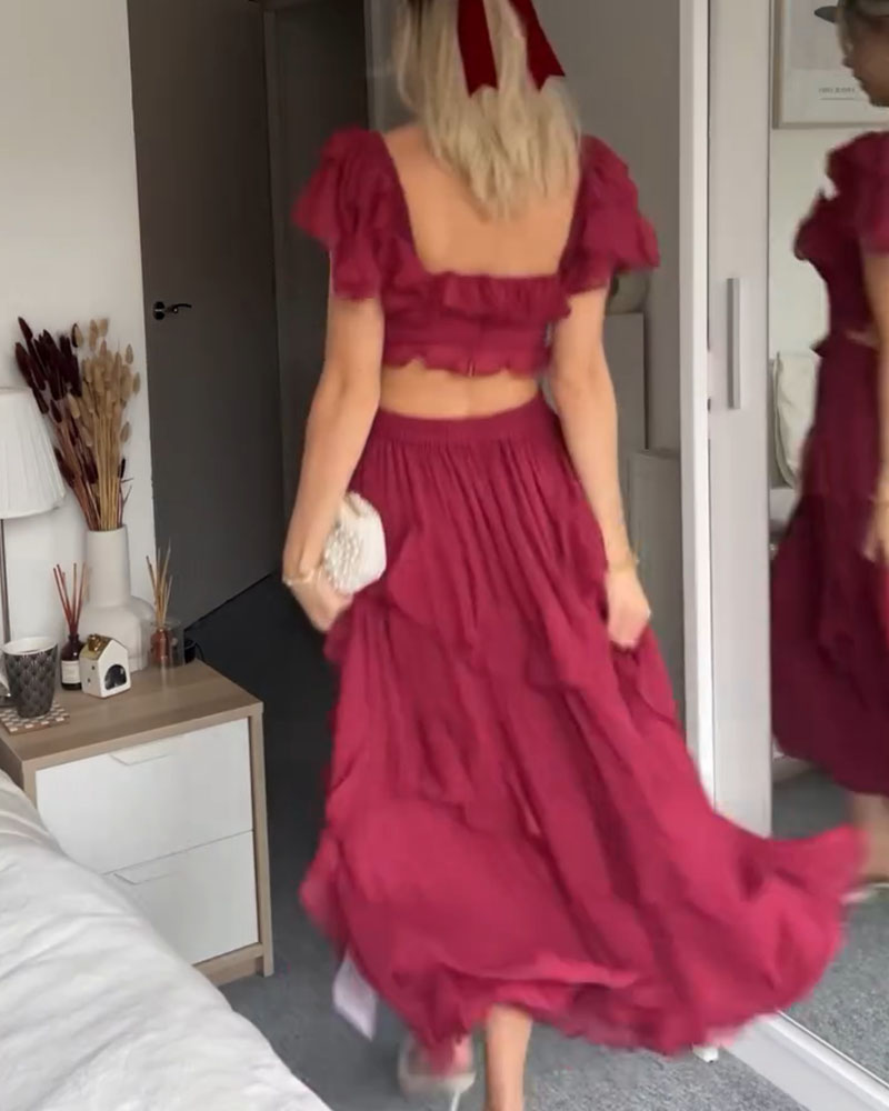 Elisa | Frill Detail Dress