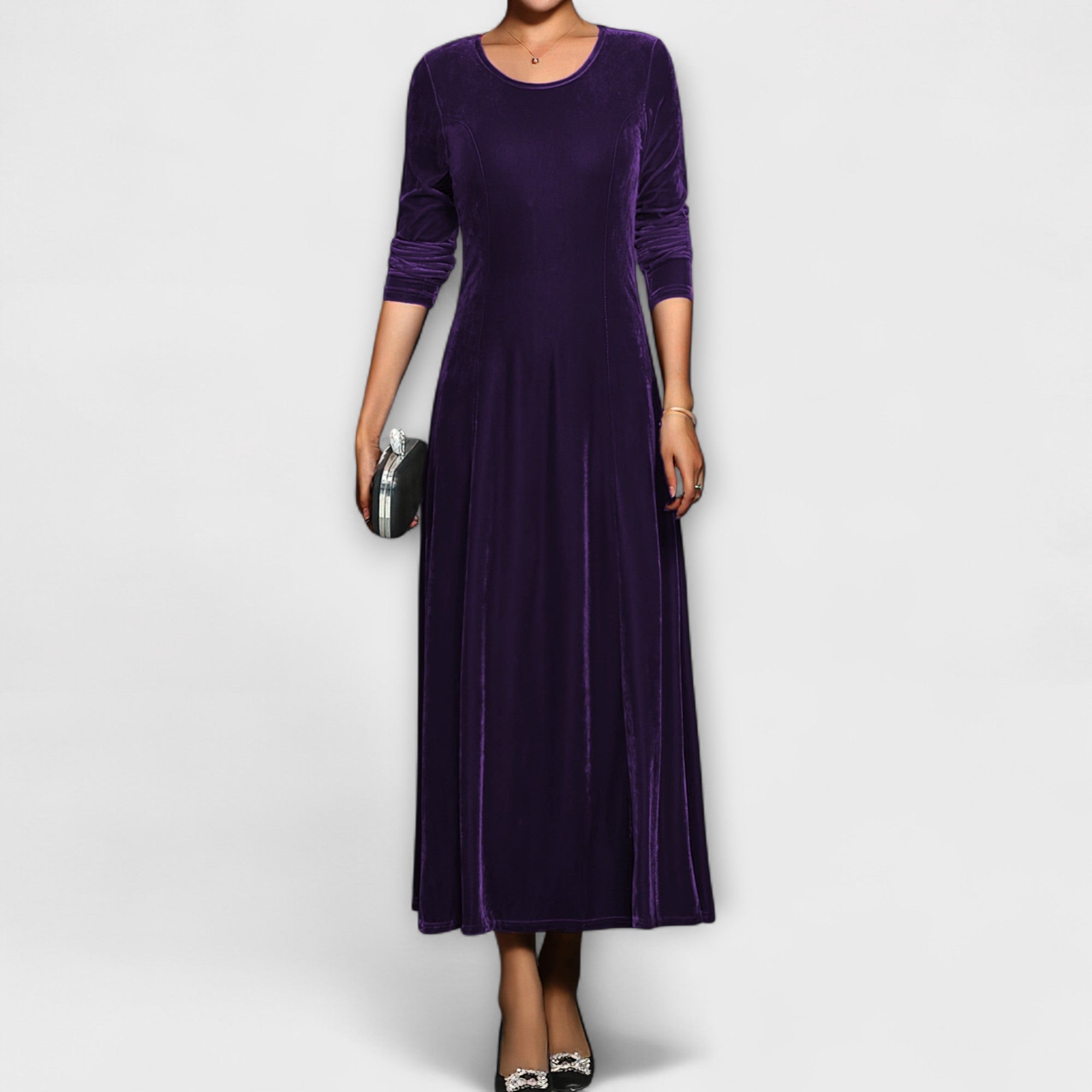 April | Soft Velvet Dress