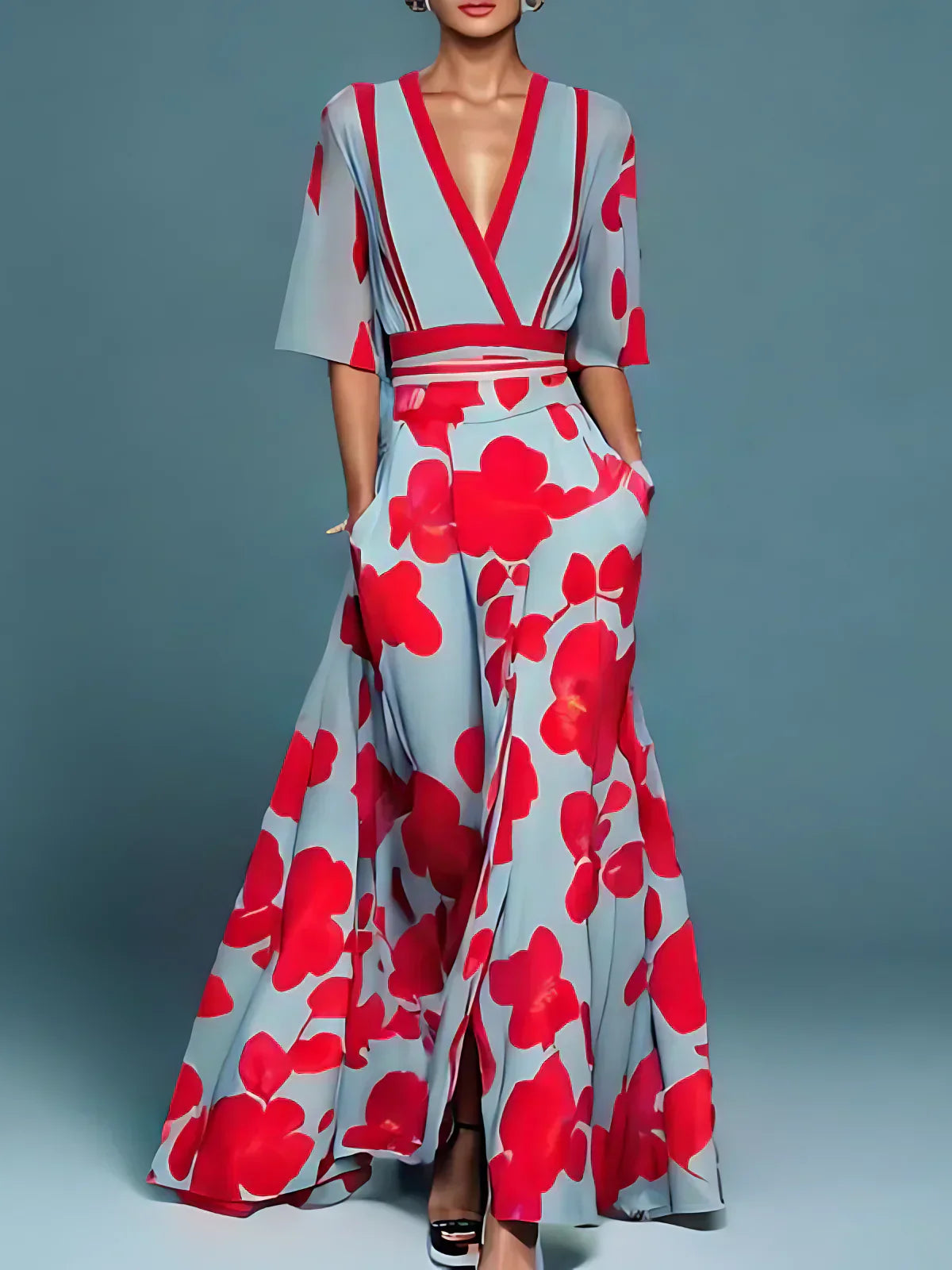 Jamie | Chic Floral Print Dress