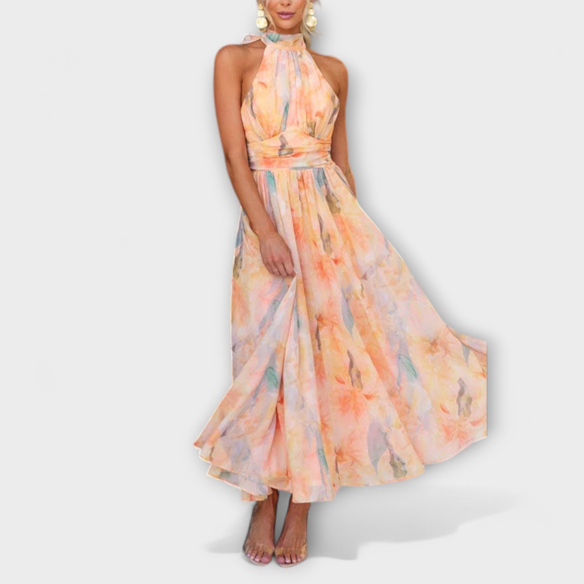 Camelia | Elegant Colourful Dress