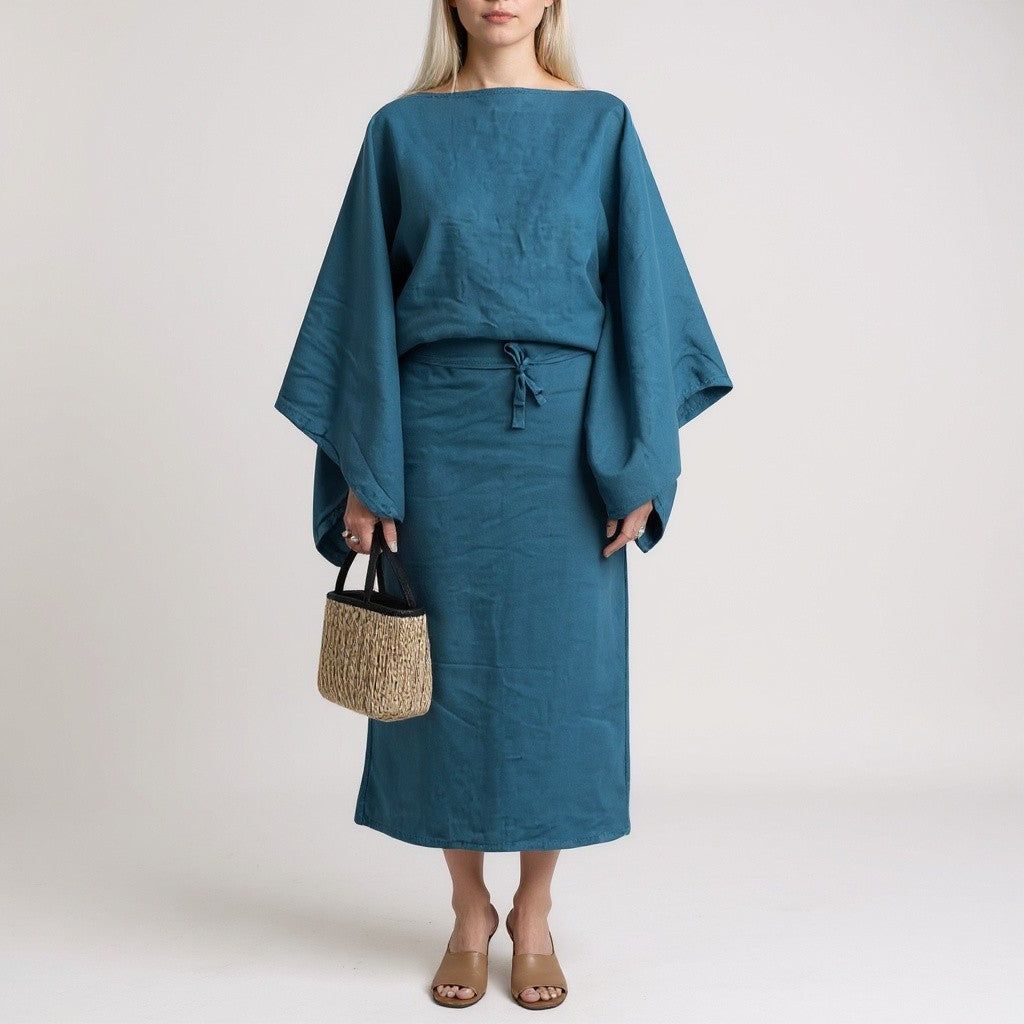 Kamilia | Kimono Dress with Belt