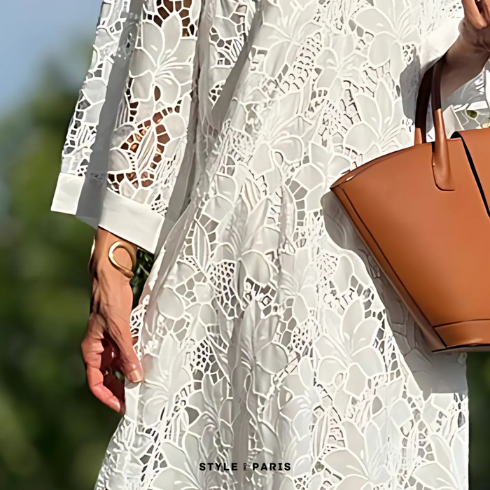Juliette | Elegant white lace Dress