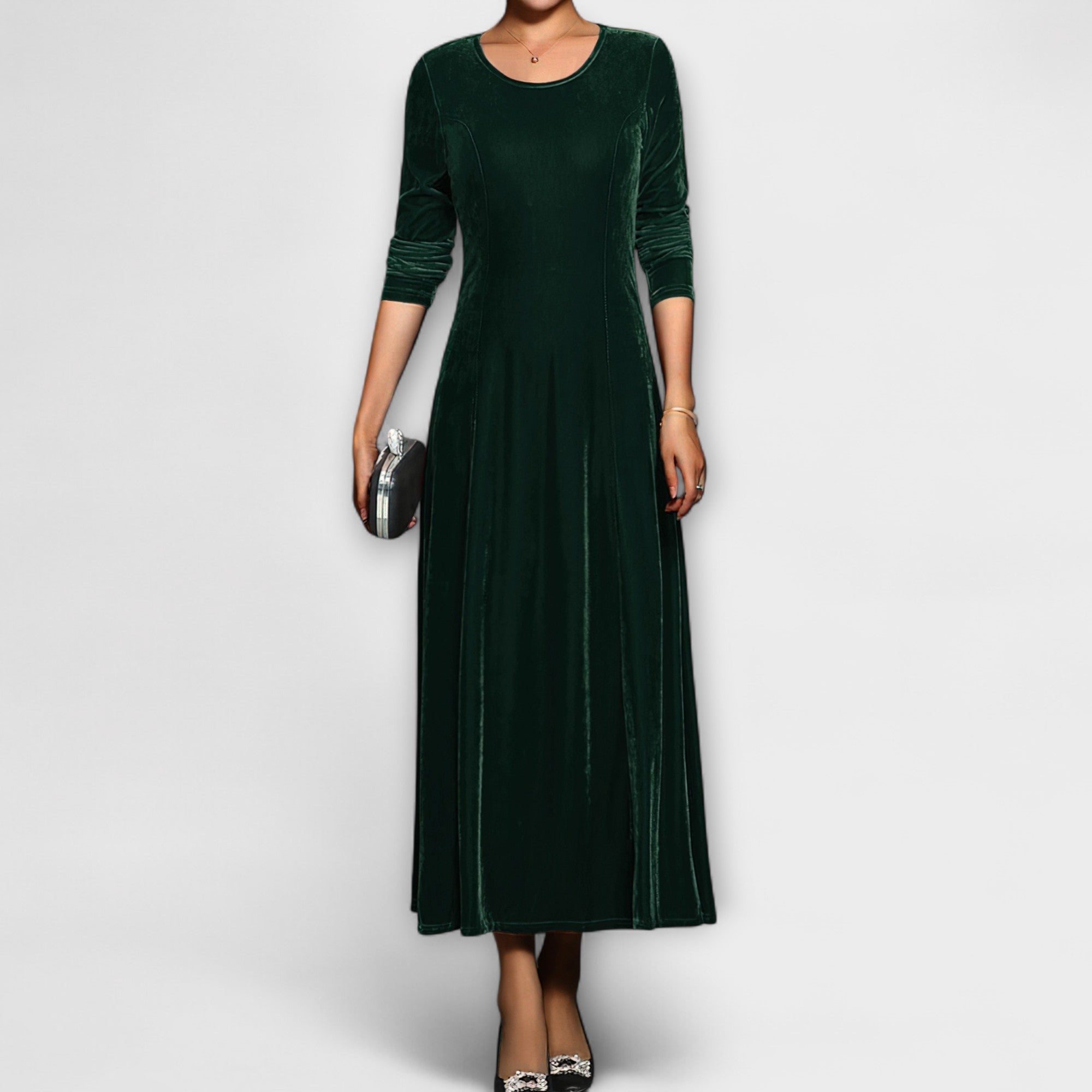 April | Soft Velvet Dress