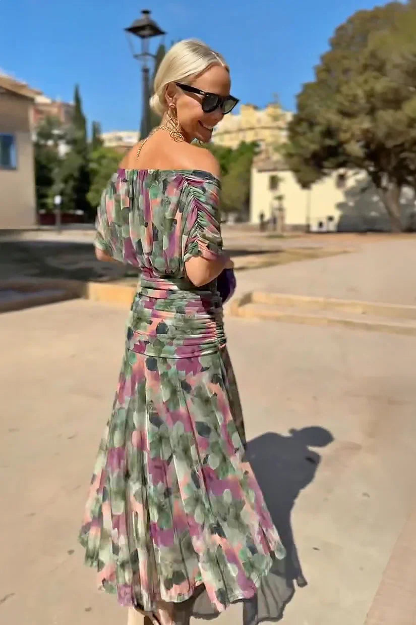 Hannah | Elegant V-neck Maxi Dress