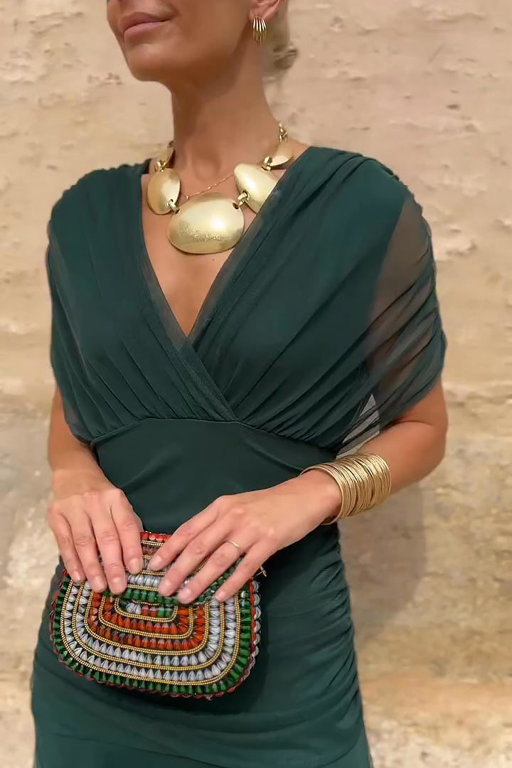 Hannah | Elegant V-neck Maxi Dress