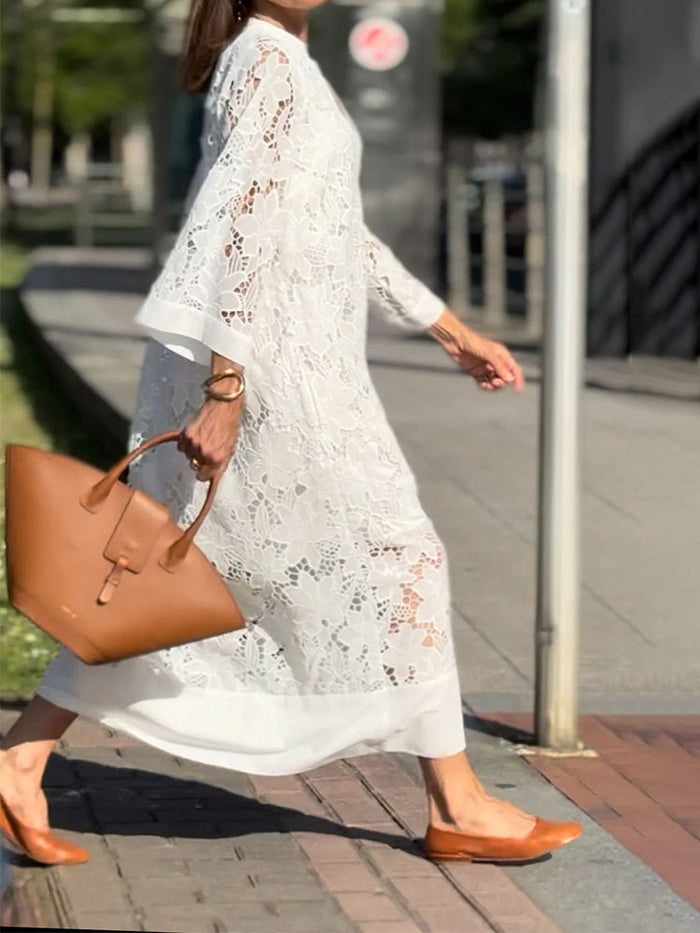Juliette | Elegant white lace Dress