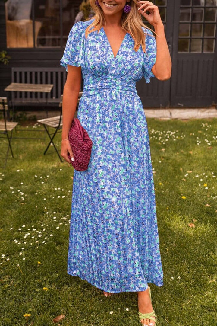 Sandra | Chic V-Neck Maxi Dress
