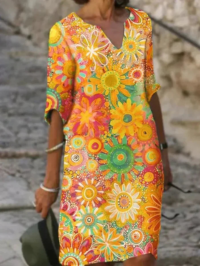 Billie | Colourful Floral Dress
