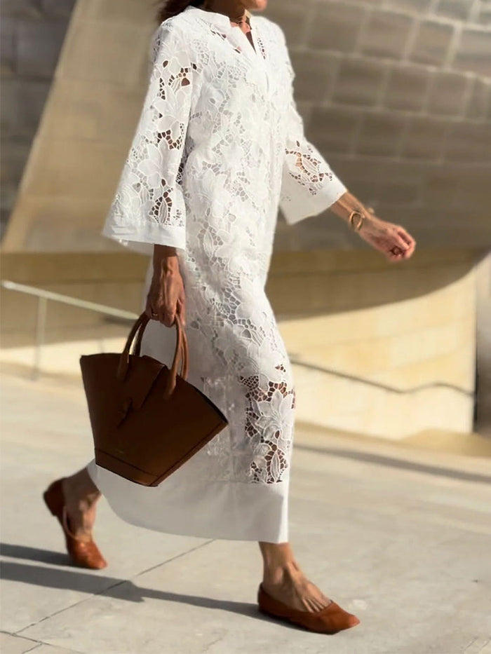 Juliette | Elegant white lace Dress