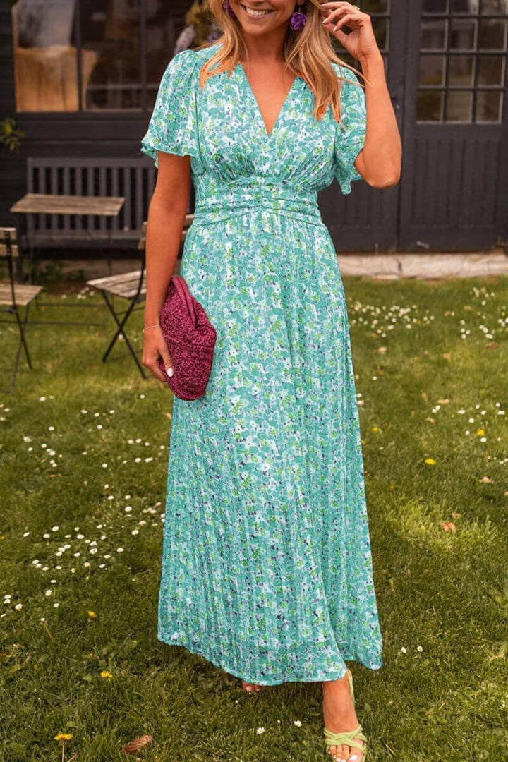 Sandra | Chic V-Neck Maxi Dress