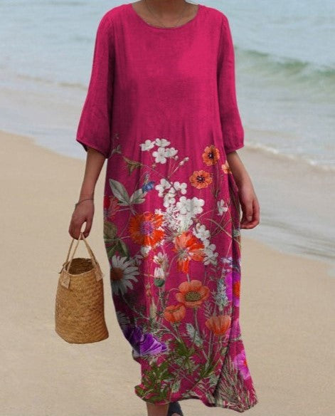 Adeleine | Flowy Ethnic Dress