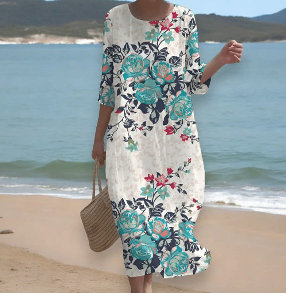 Adeleine | Flowy Ethnic Dress