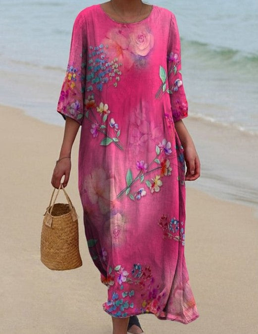 Adeleine | Flowy Ethnic Dress