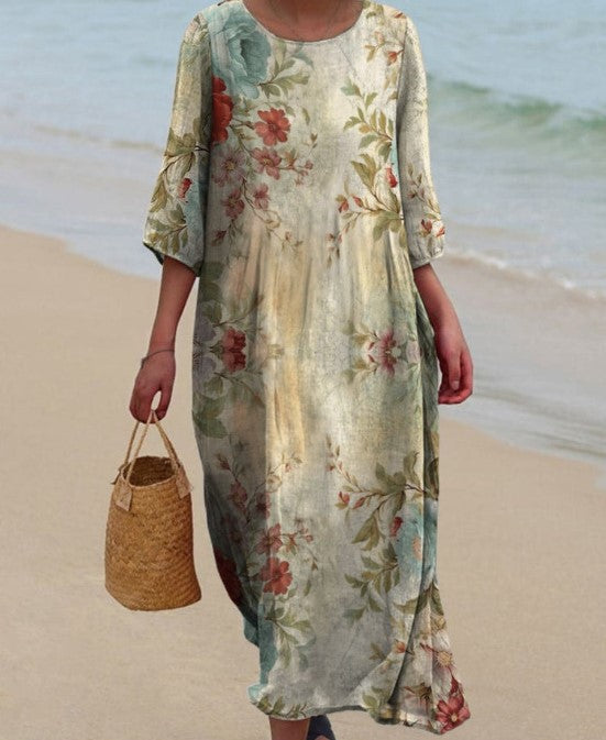 Adeleine | Flowy Ethnic Dress