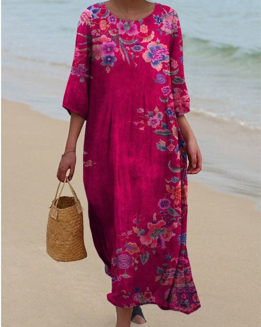 Adeleine | Flowy Ethnic Dress