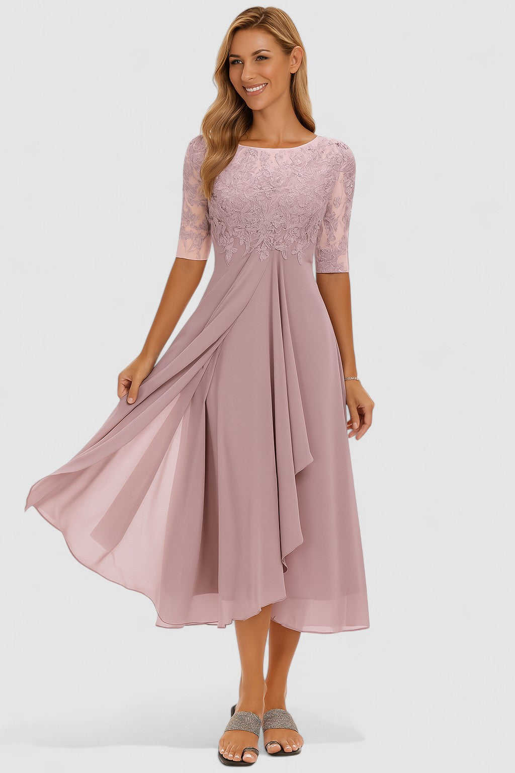Elisa | Elegant formal dress with lace