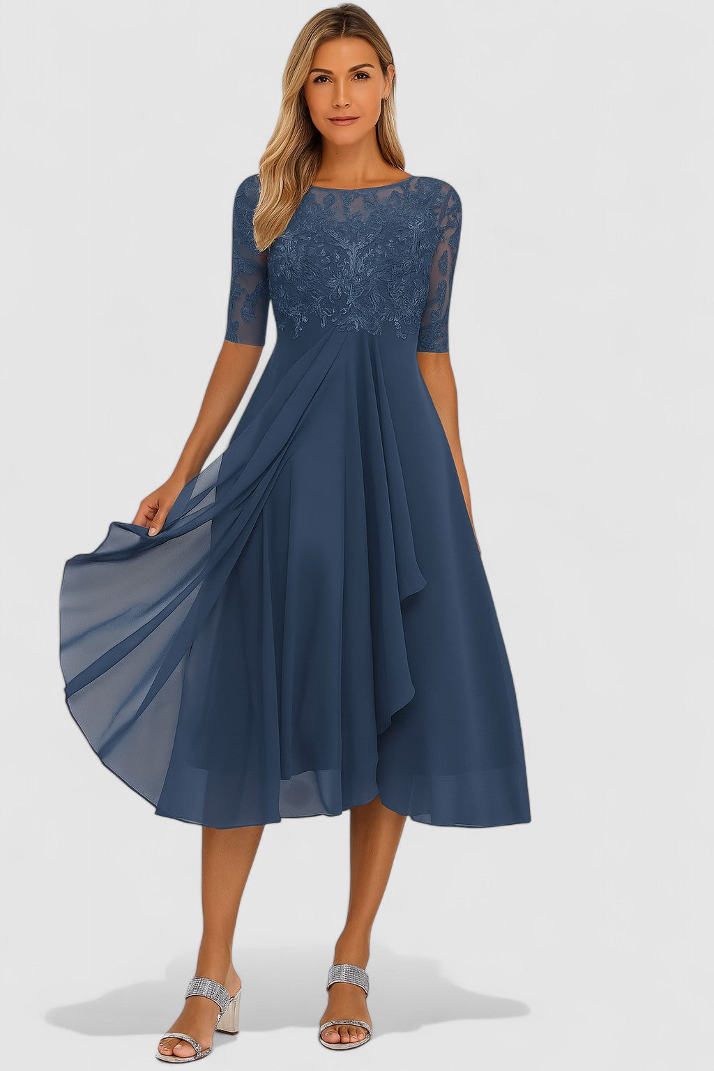 Elisa | Elegant formal dress with lace