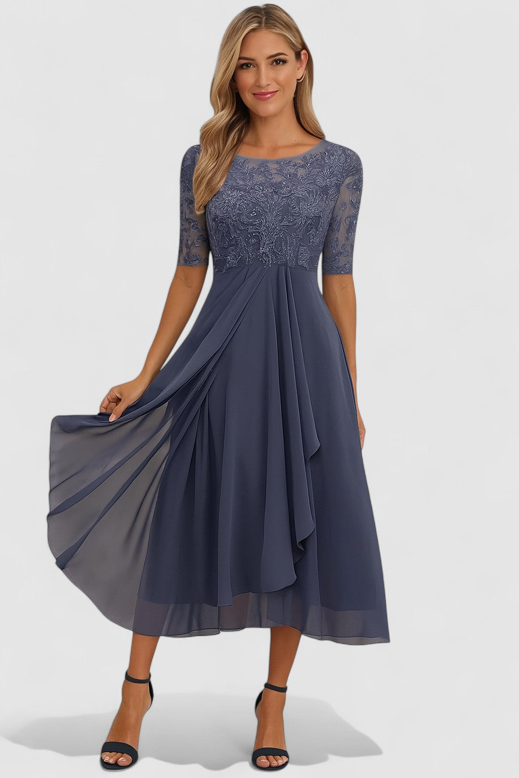 Elisa | Elegant formal dress with lace