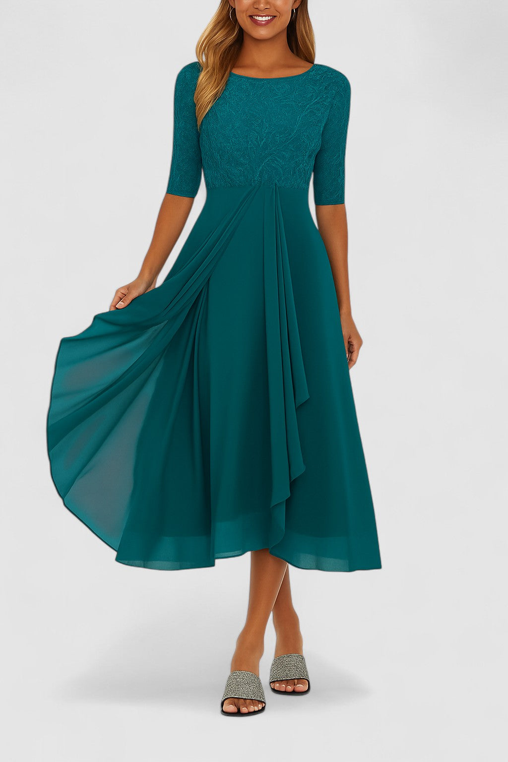 Elisa | Elegant formal dress with lace
