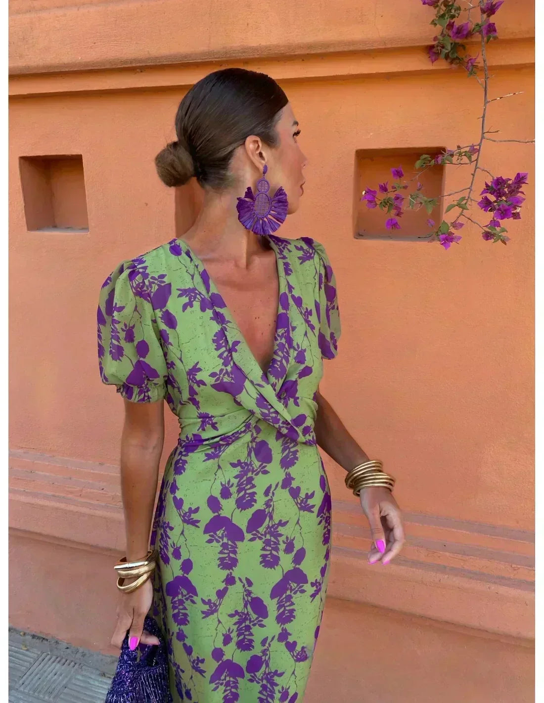 Rhiannon | Elegant Women's Dress with Stunning Print