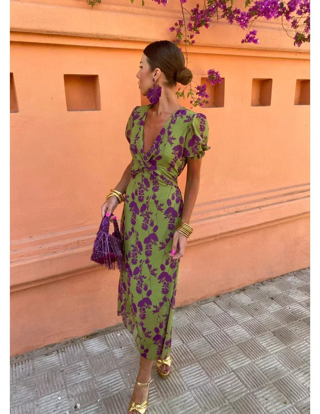 Rhiannon | Elegant Women's Dress with Stunning Print