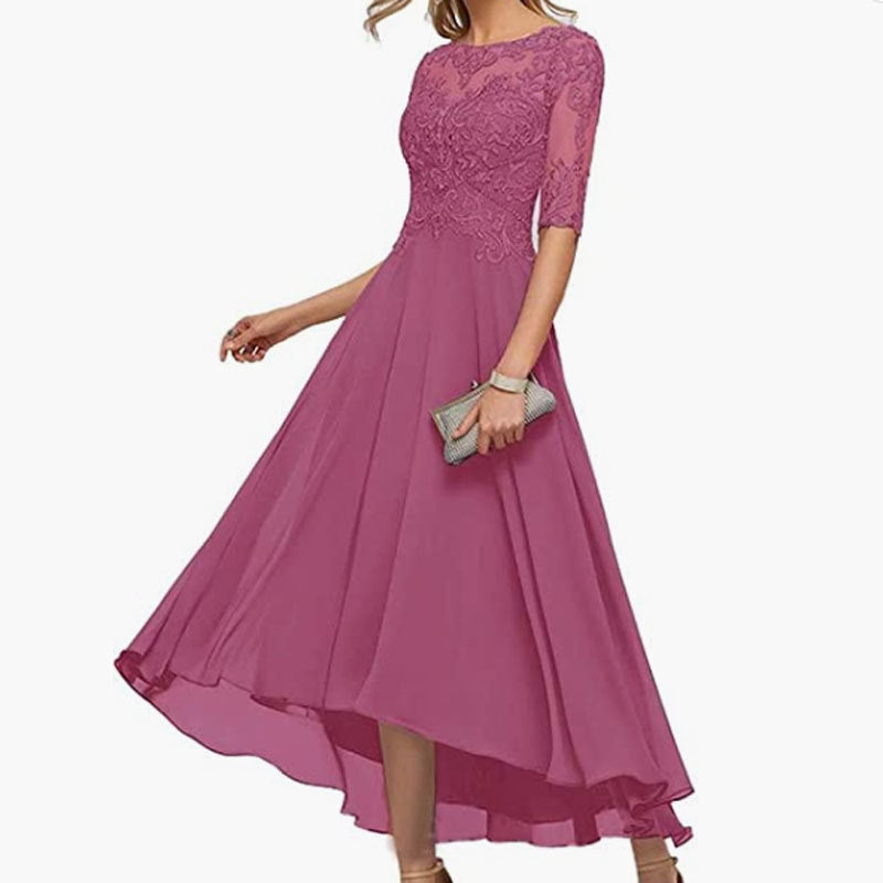Annelise | Lace Slim-Fit Evening Gown