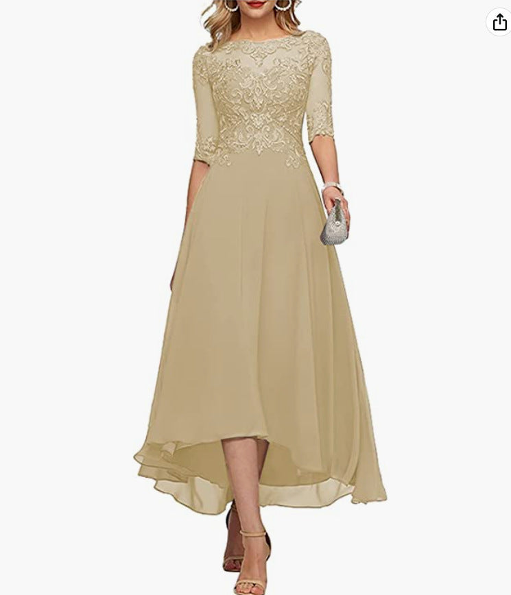 Annelise | Lace Slim-Fit Evening Gown