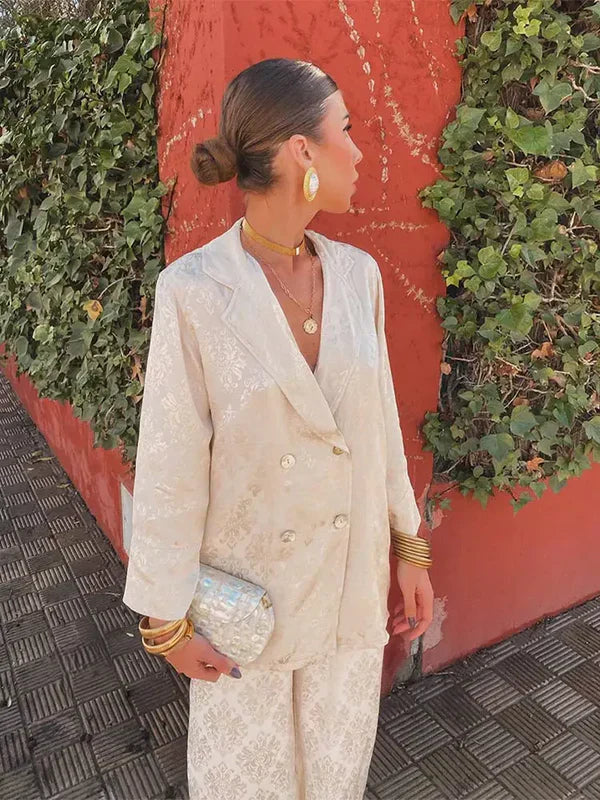 Eloise | Chic Jacquard Blazer