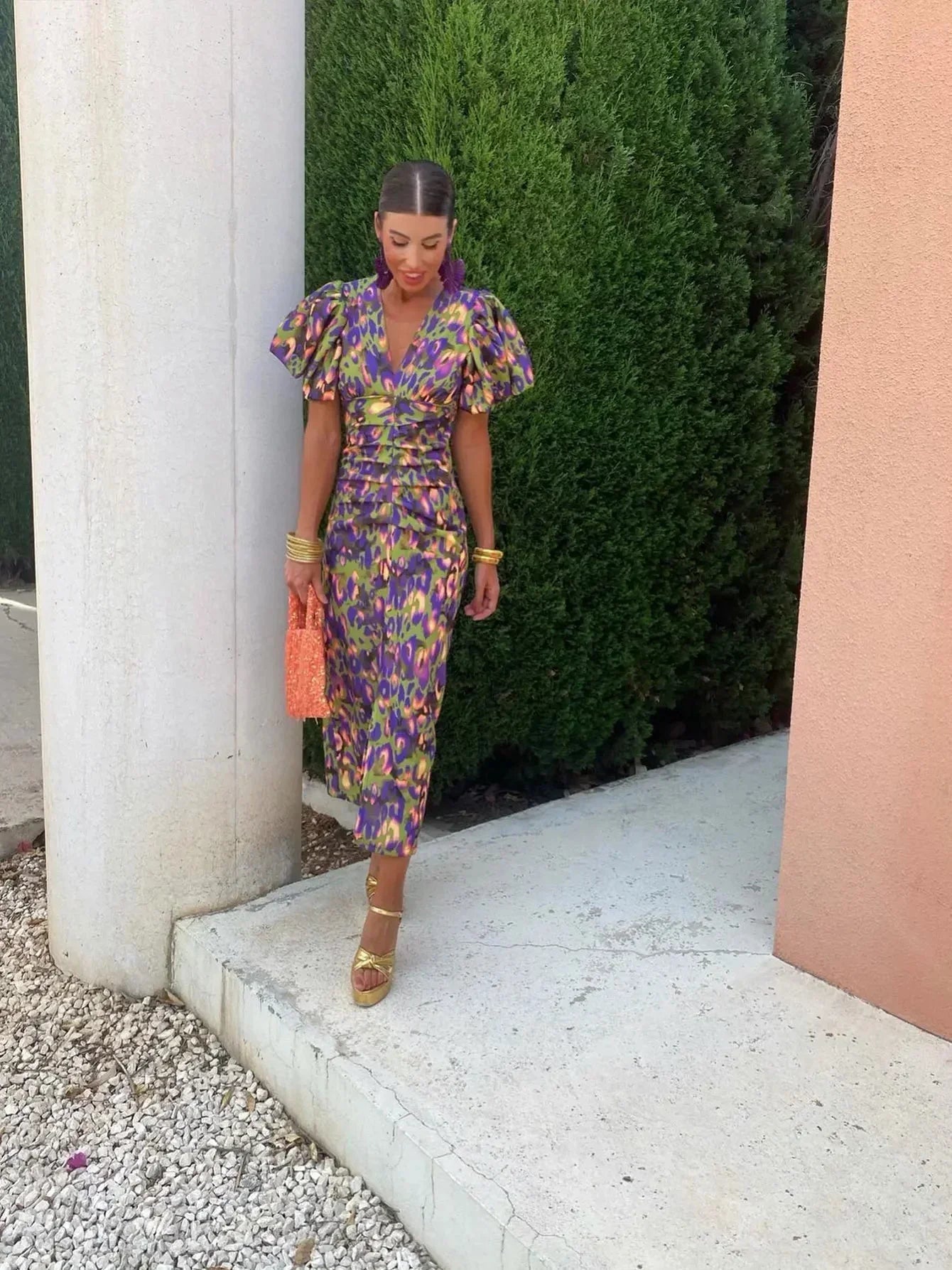 Loren | Bold Puff Sleeve Dress