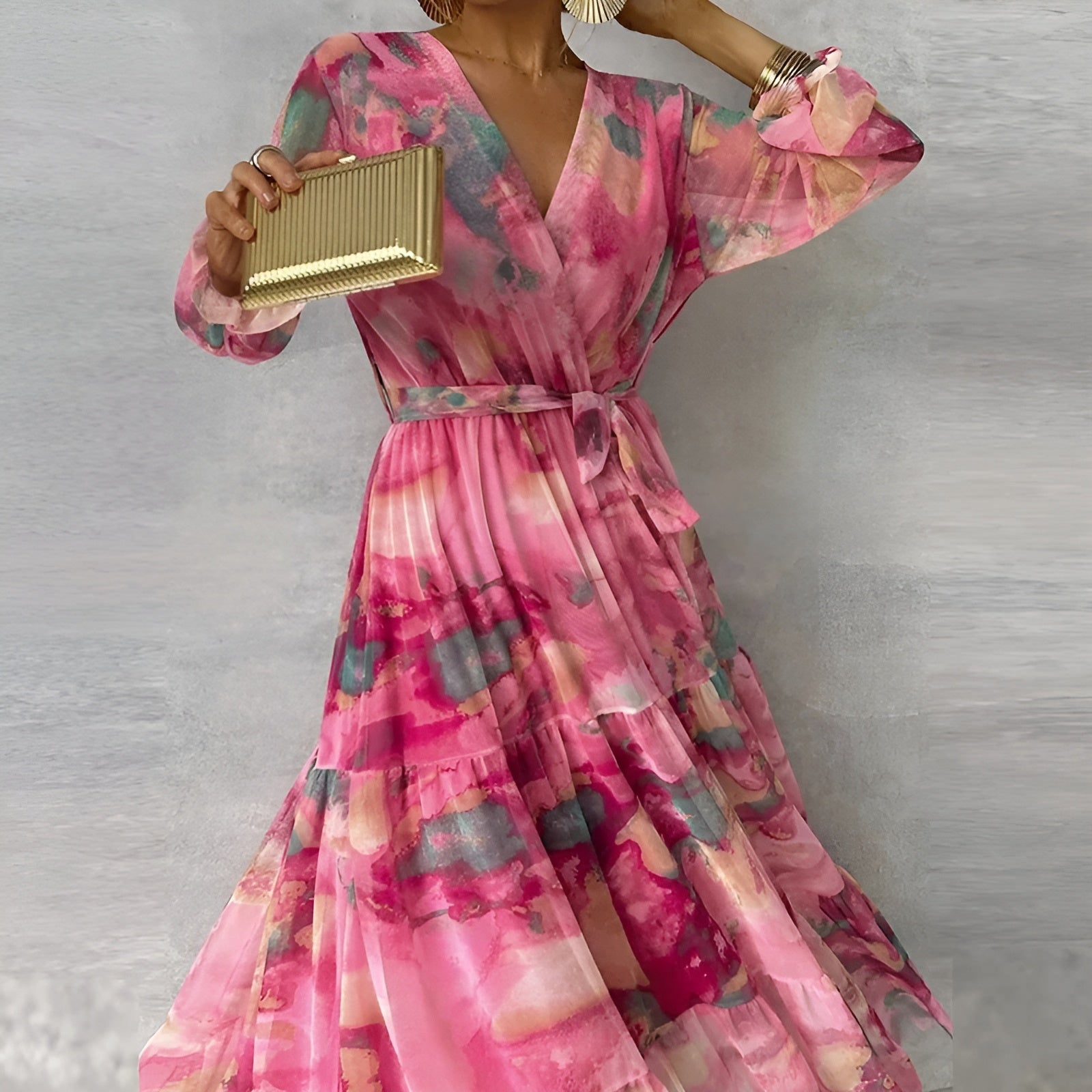 Devina - Elegant Floral Summer Dress